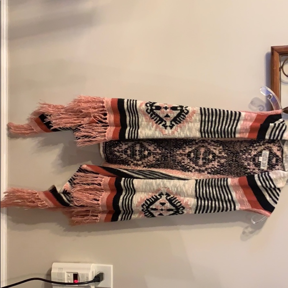 Pink Rose knit vest